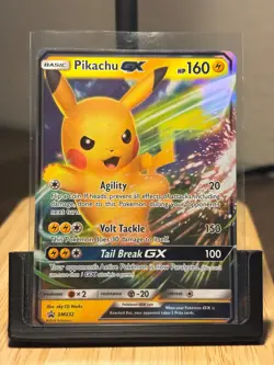 Pikachu GX SM232 Rare Holo Full Art 2019 Pokemon Sun & Moon Black Star Promo - Image 1