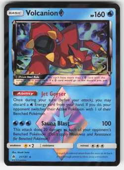 Volcanion ◇ 31/131 Rare Prism Star Forbidden Light Pokemon NM - Image 1