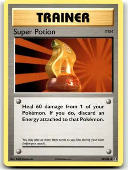 Super Potion 87/108 Pokemon XY - Evolutions Non Holo - Image 1