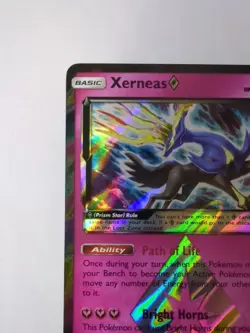 Xerneas 144/214 Prism Star Holo Rare NM | Pokemon Lost Thunder 2018 - Image 3
