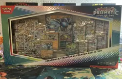 Pokemon Prismatic Evolutions Lucario & Tyranitar Premium Collection Box - Image 1