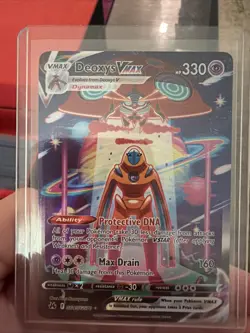 Pokemon TCG Crown Zenith Deoxys VMAX GG45/GG70 Full Art Galarian Gallery - Image 1