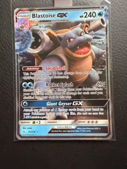 2019 Pokemon SM Unbroken Bonds 35/214 Blastoise GX - Image 1