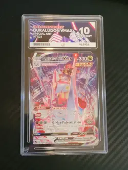 Pokemon TCG Duraludon VMax TG21/TG30 Silver Tempest Special Art ACE 10 - Image 1