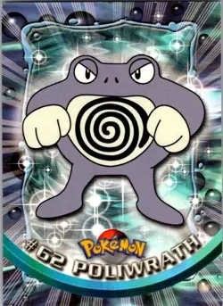 1999 Topps Pokemon Blue Logo Poliwrath - Image 1