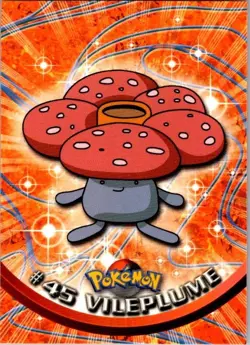 1999 Topps Pokemon Blue Logo Vileplume - Image 1