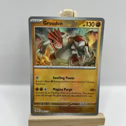 Pokemon TCG - Groudon 049/131 Pokeball - Prismatic Evolutions NM - Image 1