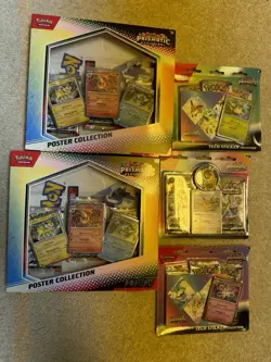 Pokemon TCG Prismatic Evolutions 2 Poster Collection Plus Sealed Lot - Image 1