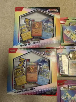 Pokemon TCG Prismatic Evolutions 2 Poster Collection Plus Sealed Lot - Image 3