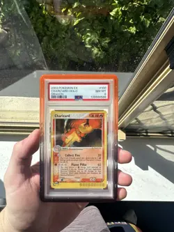 2003 POKEMON EX DRAGON #100 CHARIZARD-HOLO PSA 8 - Image 1