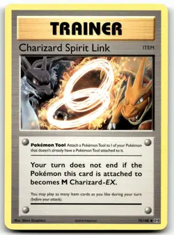 Charizard Spirit Link 75/108 Pokemon XY - Evolutions Non Holo - Image 1