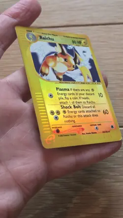 Pokemon Raichu (25) Holo Holo Rare Expedition 025/165 LP-/MP+ - Image 3