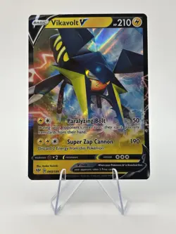 Vikavolt V 060/189 Ultra Rare Holo Swsh03: Darkness Ablaze Pokemon - Image 1