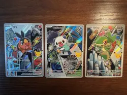 Pokemon First Partners Series 2 Unova 30th Anniversary Set Of 3 Near Mint - Image 1