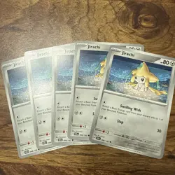 5x Jirachi 98/142 Uncommon Stellar Crown Pokemon Near Mint - Image 1