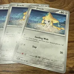 5x Jirachi 98/142 Uncommon Stellar Crown Pokemon Near Mint - Image 2