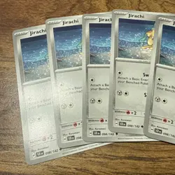 5x Jirachi 98/142 Uncommon Stellar Crown Pokemon Near Mint - Image 3