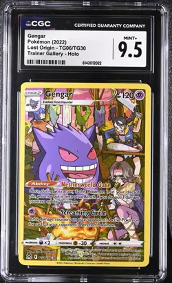 Pokemon TCG Lost Origin Trainer Gallery - Gengar TG06/TG30 Holo CGC 9.5 - Image 1
