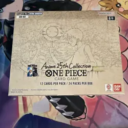 One Piece Anime 25th Anniversary Collection Extra Booster Box[EB-02] -ENG-Sealed - Image 1