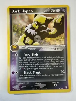 Pokemon TCG Dark Hypno EX Team Rocket Returns 6/109 Holo Rare 2004 70 HP - Image 1