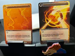CHAOTIC COPPER LETTER RARE SONG OF SYMMETRY AND SONG OF EMBERNOVA CARDS - Image 1