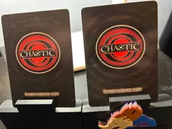 CHAOTIC COPPER LETTER RARE SONG OF SYMMETRY AND SONG OF EMBERNOVA CARDS - Image 2