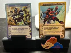CHAOTIC SUPER RARE ILLIAR AND HEADMASTER ANKHYJA SEEKER OF THE ART CARDS - Image 1