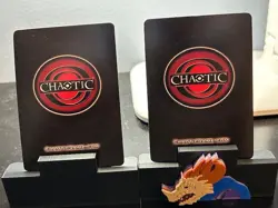 CHAOTIC SUPER RARE ILLIAR AND HEADMASTER ANKHYJA SEEKER OF THE ART CARDS - Image 2