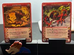 CHAOTIC COPPER RARE PYRITHION AND EXIMIAR CARDS - Image 1