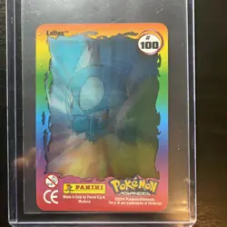 Pokemon Advanced 2004 Panini Lenticular Latios Action Card #100 - Image 4