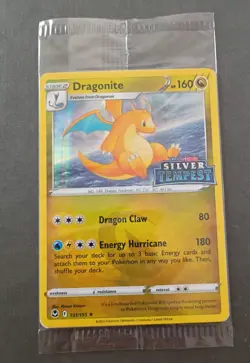 SEALED Dragonite Silver Tempest STAMPED 131/195 Holo Promo Card Pokemon TCG Mint - Image 1