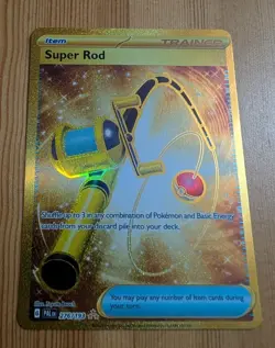 Pokemon TCG Paldea Evolved Super Rod Hyper Rare Holo Card 276/193 - Image 1