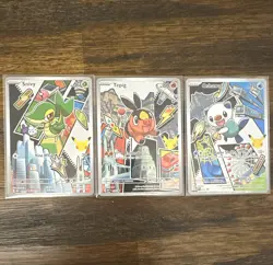 Pokemon First Partner Series 2 - Snivy Tepig Oshawott 3-Card Lot - Image 1