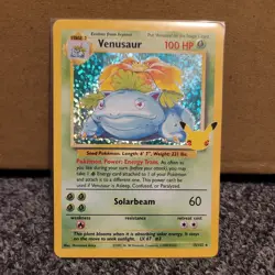 Pokemon TCG Venusaur Holo Rare Card 15/102 Celebrations 25th Anniversary Edition - Image 1