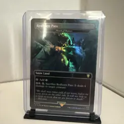MTG Redhorn Pass - Mouth of Ronom *FOIL* Commander: The Lord of the Rings NM - Image 2