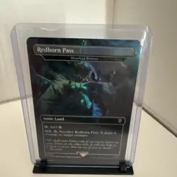 MTG Redhorn Pass - Mouth of Ronom *FOIL* Commander: The Lord of the Rings NM - Image 3