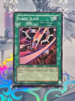 ANPR-EN058 Saber Slash Super Rare Unlimited Edition Near Mint YuGiOh TCG - Image 1
