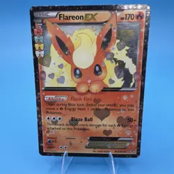 2016 Pokemon XY Generations Radiant Collection Flareon EX RC6/RC32 - Image 1