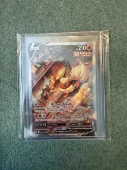 Pokemon TCG Flareon v SWSH179 Holo Black Star Promo Card - Image 3