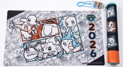 Pokemon International Championship Kanto Starters Comic Playmat NAIC 2026 SEALED - Image 1
