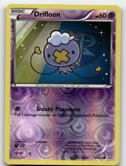 DRIFLOON 49/124 COMMON REVERSE HOLO DRAGONS EXALTED POKEMON LIGHTLY PLAYED - Image 1