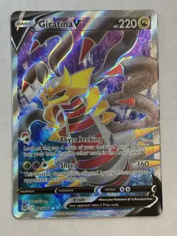 Giratina V (Full Art) 185/196 Swsh11: Lost Origin - Ultra Rare Pokemon TCG - Image 1