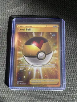 Pokemon 2021 Darkness Ablaze Level Ball 181/163 Gold Secret Rare NM Condition - Image 1