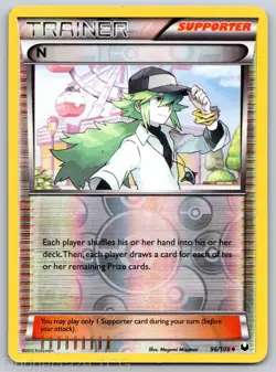 N 96/108 Uncommon Dark Explorers Pokemon LP - Image 1