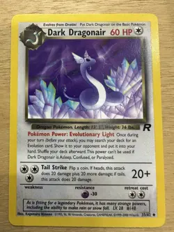 Pokemon TCG Team Rocket Dark Dragonair 33/82 LP - Image 1