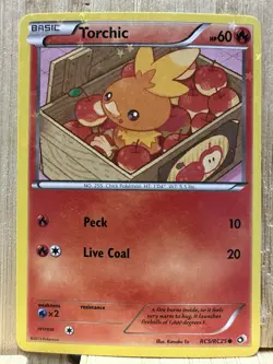 Pokemon TCG Torchic RC5/RC25 Legendary Treasures Radiant Collection Holo NM/LP - Image 1