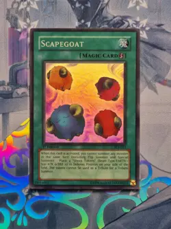 SDJ-041 Scapegoat Super Rare 1st Edition Near Mint YuGiOh TCG - Image 1