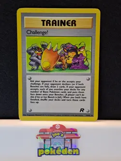Challenge! 74/82 Team Rocket Pokemon Tcg Nm - Image 1