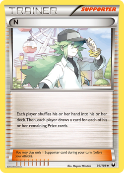 N 96/108 UNCOMMON DARK EXPLORERS POKEMON LP - Image 4