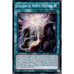 YuGiOH 3x Eldlixir of White Destiny x3 - SESL-EN030 - Secret 1st ED - NM - Image 1